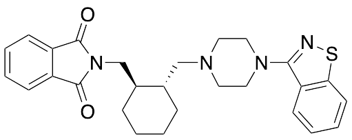 2-[[(1R,2R)-2-[[4-(1,2-Benzisothiazol-3-yl)-1-piperazinyl]methyl]cyclohexyl]methyl]-1H-isoindole-1,3(2H)-dione