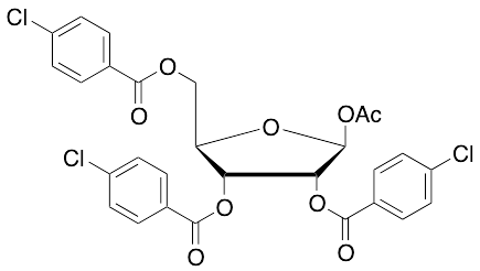 1-O-Acetyl 2,3,5-Tri-O-p-chlorobenzoyl-Beta-D-ribofuranoside