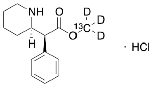 rac-erythro Methyl-13C, d3-phenidate Hydrochloride