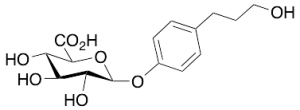 4-(3-Hydroxypropyl)phenyl b-D-Glucopyranosiduronic Acid