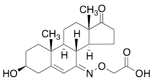 3beta-Hydroxy-17-oxo-5-androsten-7-one 7-(O-carboxymethyl)oxime