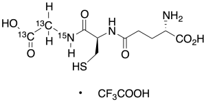 Glutathione (glycine-13C2,15N) Trifluoroacetate Salt