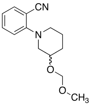 rac-1-[2-(Cyano)phenyl]-3-O-methoxymethyl-3-piperidinol
