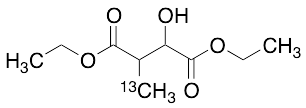 Diethyl 2-Hydroxy-3-methylbutanedioate-13C