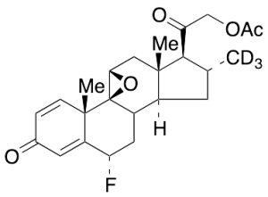 (6Alpha,9Beta,11Beta,16Alpha)-21-(Acetyloxy)-9,11-epoxy-6-fluoro-16-methyl-d3-pregna-1,4-diene-3,20-dione