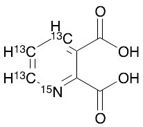 2,3-Pyridinedicarboxylic Acid-13C3, 15N