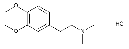 3,4-Dimethoxy-N,N-dimethylbenzeneethanamine Hydrochloride