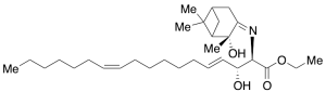 (2R,3R,4E,11Z)-Ethyl 3-Hydroxy-2-((Z)-((2R)-2-hydroxy-2,6,6-trimethylbicyclo[3.1.1]heptan-3-ylidene)amino)octadeca-4,11-dienoate