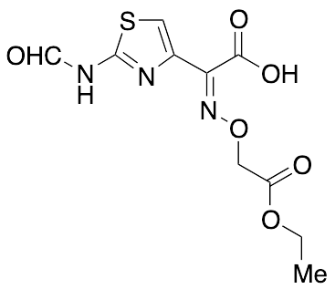 (Z)-2-((2-Ethoxy-2-oxoethoxy)imino)-2-(2-formamidothiazol-4-yl)acetic Acid