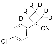 1-(4-Chlorophenyl)cyclobutane-d6 Carbonitrile