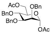 1,6-Di-O-acetyl-2,3,4-tri-O-benzyl-Alpha-D-mannopyranose