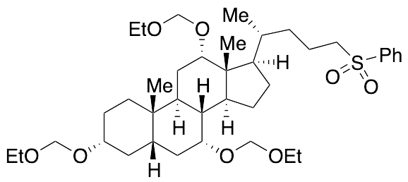 24-Phenylsulfonyl-5b-Cholane-3a,7a,12a-triol 3,7,12-Triethoxymethyl Ether