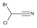 2-Bromo-2-chloroacetonitrile (~90%)