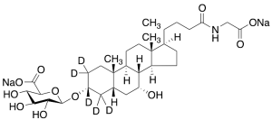 Glycochenodeoxycholic-d5 Acid-3-O-b-glucuronide Disodium Salt