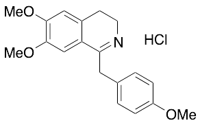 3,4-Dihydro-6,7-dimethoxy-1-(p-methoxybenzyl)isoquinoline Hydrochloride