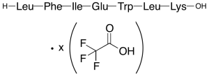 Leucyl-Phenylalanyl-Isoleucyl-Glutamyl-Tryptophyl-Leucyl-Lysine xTFA Salt