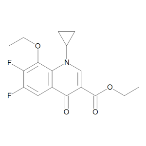 1-Cyclopropyl-8-ethoxy-6,7-difluoro-1,4-dihydro-4-oxo-3-quinolinecarboxylic Acid Ethyl Ester