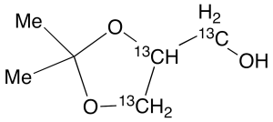 2,2-Dimethyl-1,3-dioxolane-13C3-4-methanol