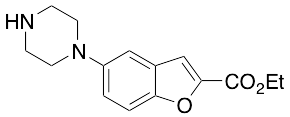 5-(1-Piperazinyl)-2-benzofurancarboxylic Acid Ethyl Ester