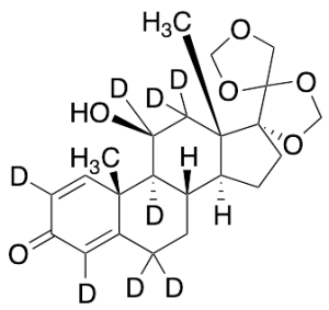 (11b)-11-Hydroxy-17,20:20,21-bis[methylenebis(oxy)]-pregna-1,4-dien-3-one-d8