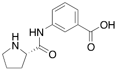 3-[[(2S)-2-Pyrrolidinylcarbonyl]amino]benzoic Acid