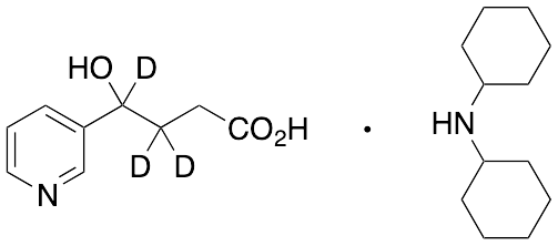 rac 4-Hydroxy-4-(3-pyridyl)butanoic-d3 Acid Dicyclohexylamine Salt (d3 Major)