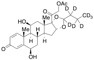 6Beta-Hydroxy 21-Acetyloxy Budesonide-d8