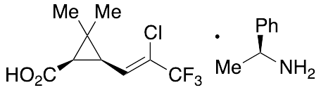 (1R-cis)-3-(2-Chloro-3,3,3-trifluoro-1-propenyl)-2,2-dimethylcyclopropanecarboxylic Acid (S)-Alpha-methylbenzenemethanamine
