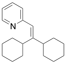 2-(2,2-Dicyclohexylvinyl)pyridine