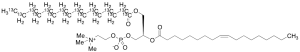 1-Palmitoyl-2-oleoyl-sn-glycerol-3-phosphocholine-13C16 (Contained up to 2% unlabeled)