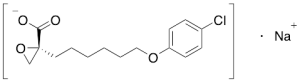 (2R)-2-[6-(4-Chlorophenoxy)hexyl]-oxiranecarboxylic Acid Sodium Salt