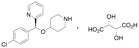 2-[(S)-(4-Chlorophenyl)(4-piperidinyloxy)methyl]pyridine L-Tartrate