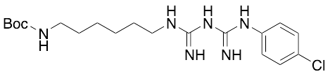 tert-Butyl (6-(3-(N-(4-Chlorophenyl)carbamimidoyl)guanidino)hexyl)carbamate