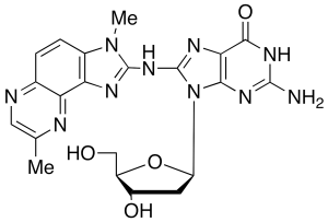 N2-(Deoxyguanosin-8-yl)-2-amino-3,8-dimethylimidazo[4,5-f]quinoxaline