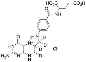 9,10-Dehydro Folitixorin-(Imidazo-pteridin-d4) Chloride