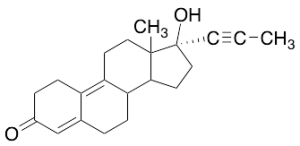17-Hydroxy-17-(1-propynyl)-estra-4,9-dien-3-one
