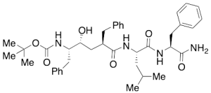 N-[(2R,4R,5S)-5-[[(1,1-Dimethylethoxy)carbonyl]amino]-4-hydroxy-1-oxo-6-phenyl-2-(phenylmethyl)hexyl]-L-leucyl-L-phenylalaninamide