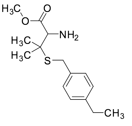 Methyl 2-Amino-3-((4-ethylbenzyl)thio)-3-methyl Butanoate