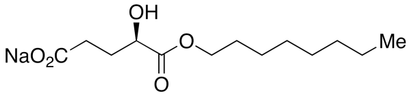 (2R)-2-Hydroxyglutaric Acid Octyl Ester Sodium Salt