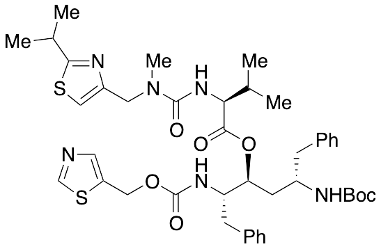(S)-(5S,6S,8S)-5,8-Dibenzyl-12,12-dimethyl-3,10-dioxo-1-(thiazol-5-yl)-2,11-dioxa-4,9-diazatridecan-6-yl 2-(3-((2-Isopropylthiazol-4-yl)methyl)-3-methylureido)-3-methylbutanoate