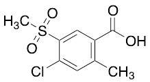 4-Chloro-2-methyl-5-(methylsulfonyl)-benzoic Acid