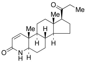 Des[[N-(1,1-Dimethylethyl)amino]carbonyl] 17-(Propionyl) Finasteride