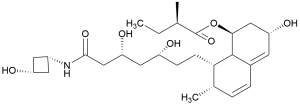 Pravastatin 3-cis-hydroxy-cyclobutylamide