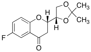 (1’S,2S)-2-[(1’,2’-O-Isopropylidene)dihydroxyethyl]-6-fluorochroman-4-one