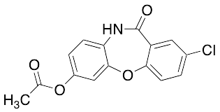 7-(Acetyloxy)-2-chloro-dibenz[b,f][1,4]oxazepin-11(10H)-one