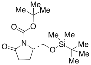 (2S)-N-(tert-Butyloxycarbonyl)-O-(tert-butyl)dimethylsilyl-pyroglutaminol