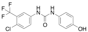 1-(4-Chloro-3-trifluoromethylphenyl)-3-(4-hydroxyphenyl)urea