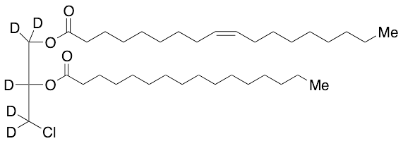 rac-2-Palmitoyl-1-oleoyl-3-chloropropanediol-d5