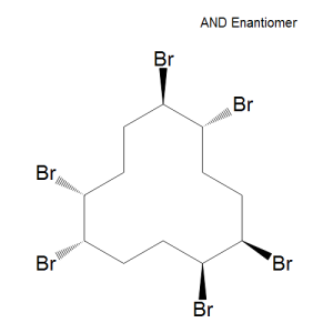 (1R,2R,5R,6S,9S,10R)-rel-1,2,5,6,9,10-Hexabromocyclododecane