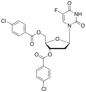 3,5-Di-O-p-chlorobenzoyl Floxuridine